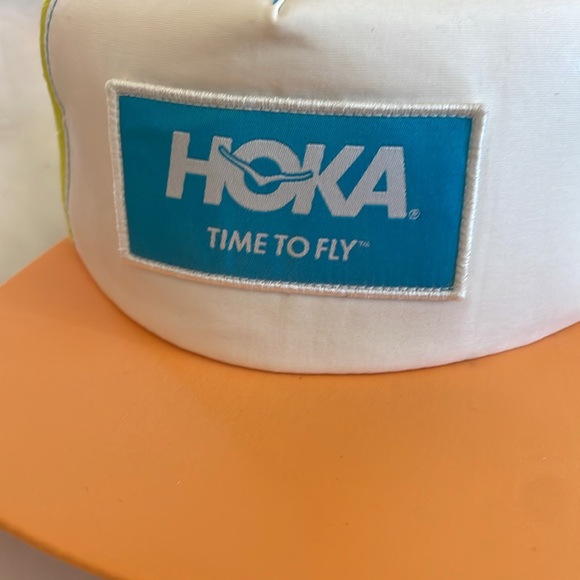 NEW HOKA One One Time to Fly Hat Adjustable One Size Colorblock - Picture 2 of 7